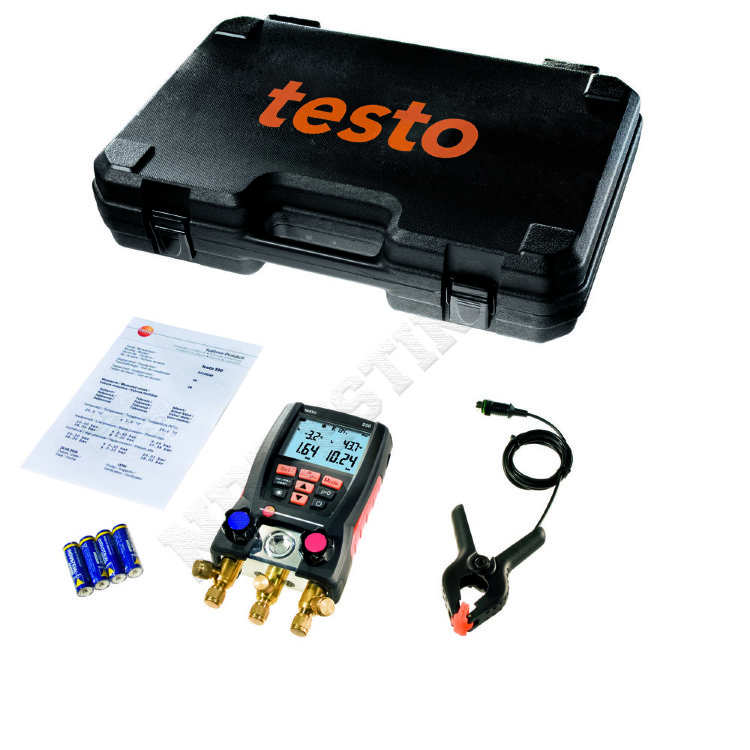 Комплект поставки анализатора холодильных систем Testo 550