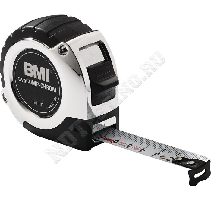 Измерительная рулетка BMI twoCOMP CHROM 8 M