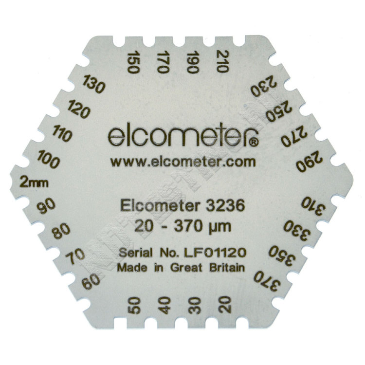 Гребенка для измерения толщины мокрого слоя Elcometer 3236/1