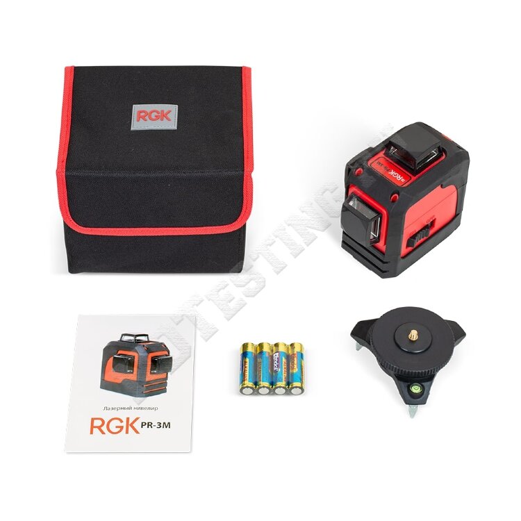 Лазерный уровень RGK PR-3M + штанга-упор RGK CG-2